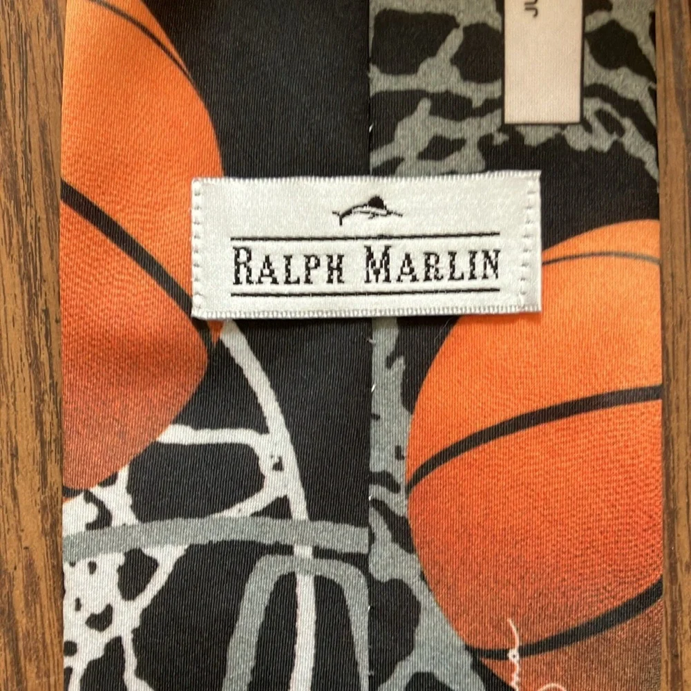 VTG Ralph Marlin Novelty Basketball Tie